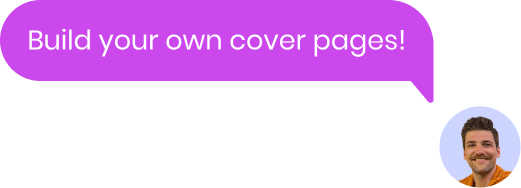 Build your own cover pages