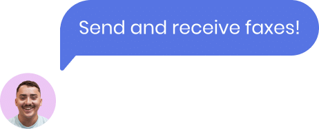 Send and receive faxes